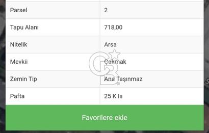 ÇEŞME ILICA MAH. KÖŞE PARSEL YATIRIMLIK İMARLI ARSA