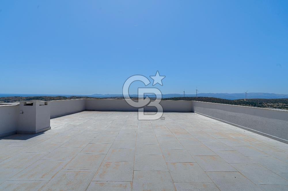 Çeşme Ovacık Satılık 1+1 3+1 4+1 Deniz Manzaralı Teras Daireler