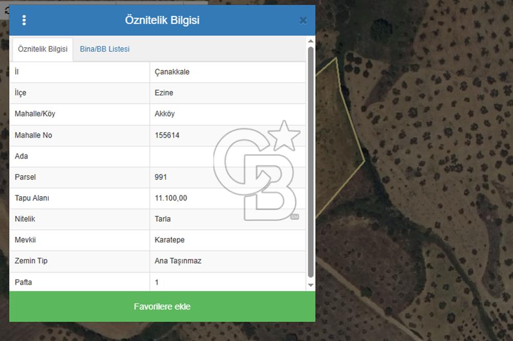 CB İYA'DAN ÇANAKKALE EZİNEDE YATIRIMLIK ZEYTİNLİK