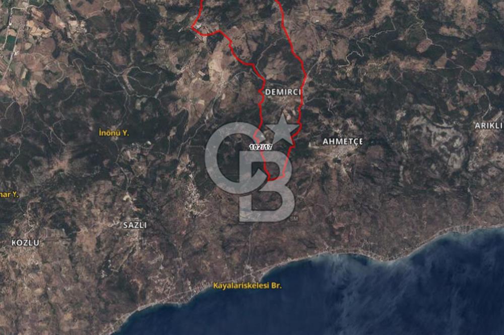 CB İYA'DAN ÇANAKKALE AYVACIK DEMİRCİ KÖYÜNDE SATILIK ARAZİ
