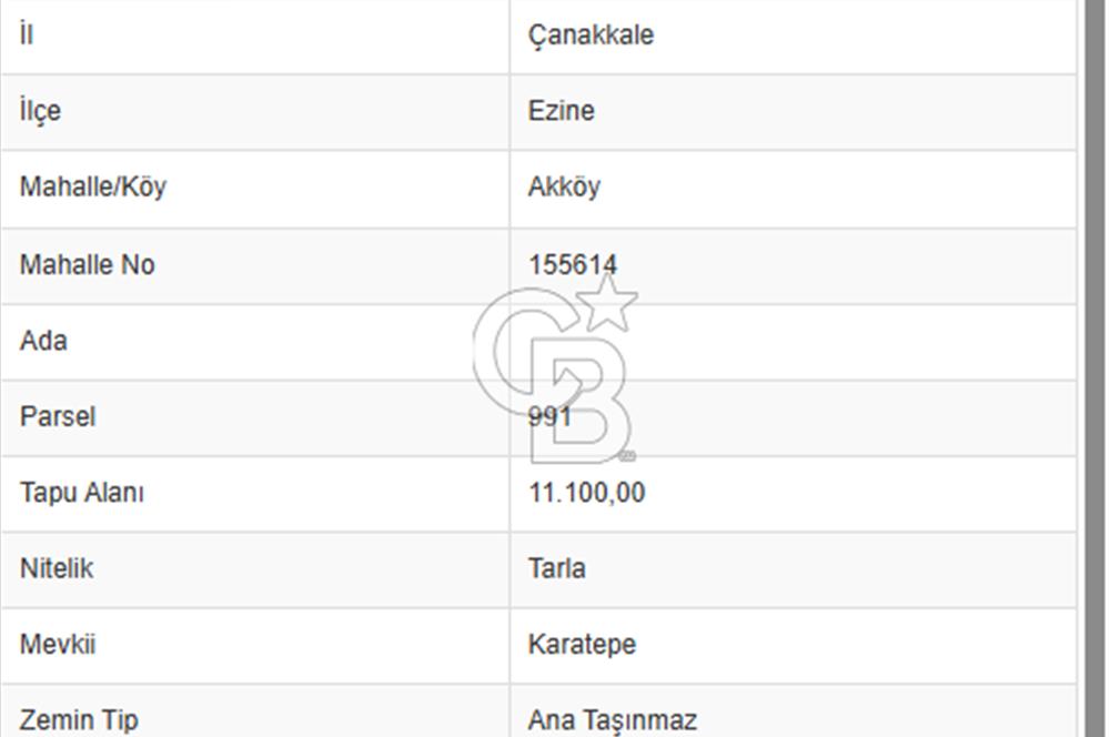 CB İYA'DAN ÇANAKKALE EZİNEDE YATIRIMLIK ZEYTİNLİK
