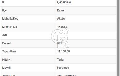 CB İYA'DAN ÇANAKKALE EZİNEDE YATIRIMLIK ZEYTİNLİK