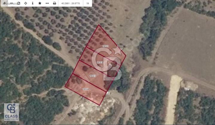 CB CLASS MUDANYA HASKÖY 4 PARSEL 2.488,96 M2 SATILIK ARSA