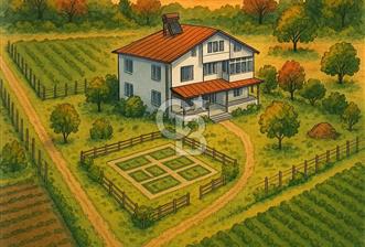 SATILIK ÇİFTLİK VE ÇİFTLİK EVİ - SAMSUN ÇARŞAMBA KIZILOT