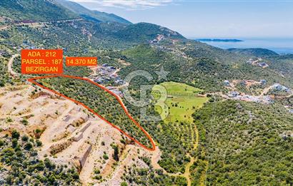 CB GİZ'DEN KALKANDA DENİZ MANZARALI 14370 M2 ARSA 