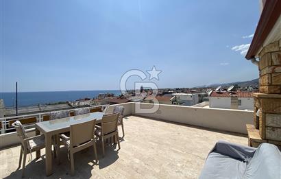 Altınoluk’ta Denize 100 Metre Deniz Manzaralı 3+1 Dubleks Daire