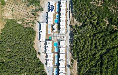 KUŞADASINDA DOĞA İLE İÇ İÇE HARİKA PROJEDE SATILIK 1+1 GİRİŞ KATI DAİRE