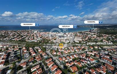 Çeşme Ilıca'da Satılık 4 + 1 Dubleks Villa