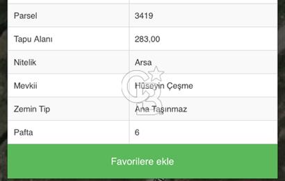 HADIMKÖY MÜSTAKİL İMARLI ARSA