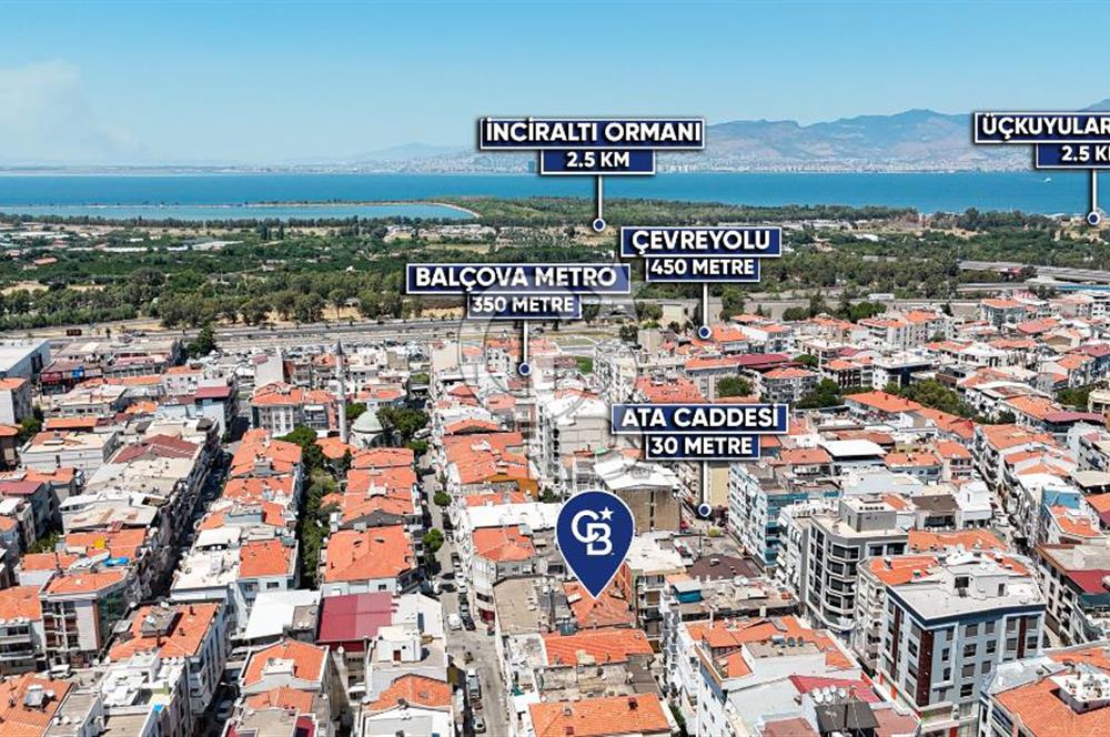BALÇOVA ONUR MAHALLESİNDE 3+1 SATILIK EŞYALI DAİRE
