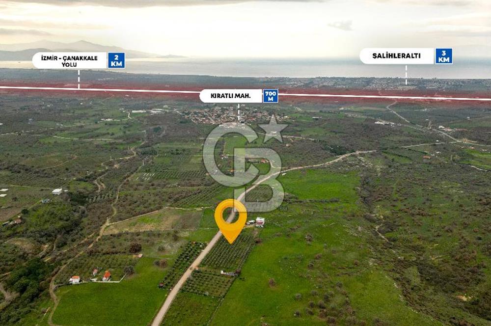 Dikili Kıratlı'da Satılık Müstakil Tapulu Arazi ve Dubleks Ev