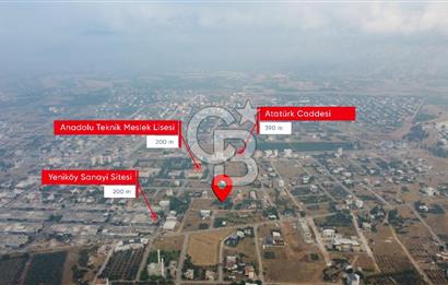 Döşemealtı Yeniköyde 328 m² 0.60 Emsal 4 kat Satılık Arsa