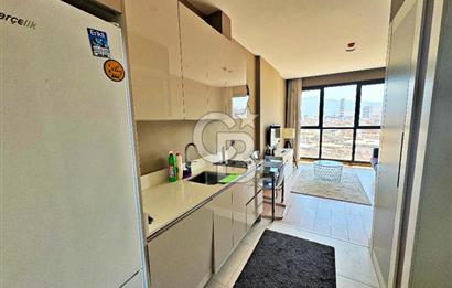 BORNOVA VARYANT TOWER'DA SATILIK EŞYALI 1+1 DAİRE
