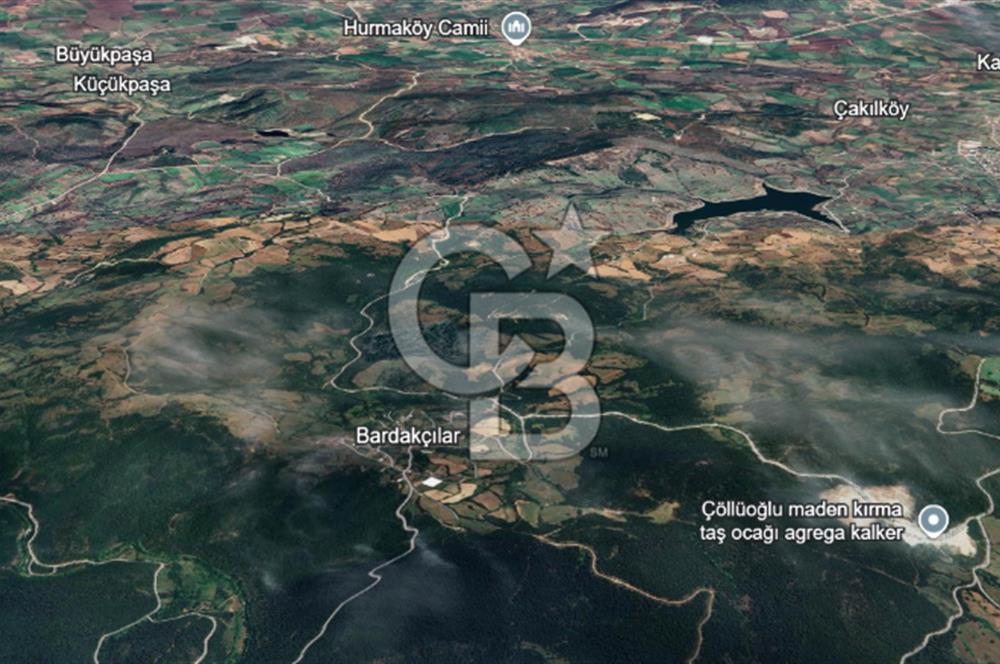 Çanakkale Çan Bardakçılar Satılık 1.509 M2 Müstakil Tapulu Arsa