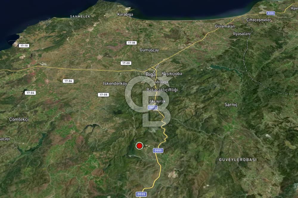ÇANAKKALE BİGA'DA YATIRIMLIK 5.200 m² ARSA