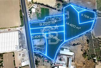 Menemen de Çanakkale Yoluna Cepheli 50.000 M2 Satılık Arazi 