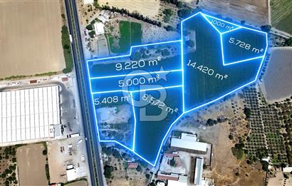 Menemen de Çanakkale Yoluna Cepheli 50.000 M2 Satılık Arazi 