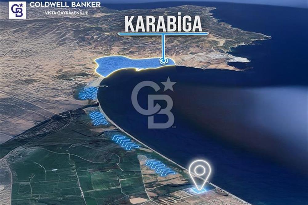 Çanakkale Biga'da Denize Sıfır Villa İmarlı Satılık Arsa