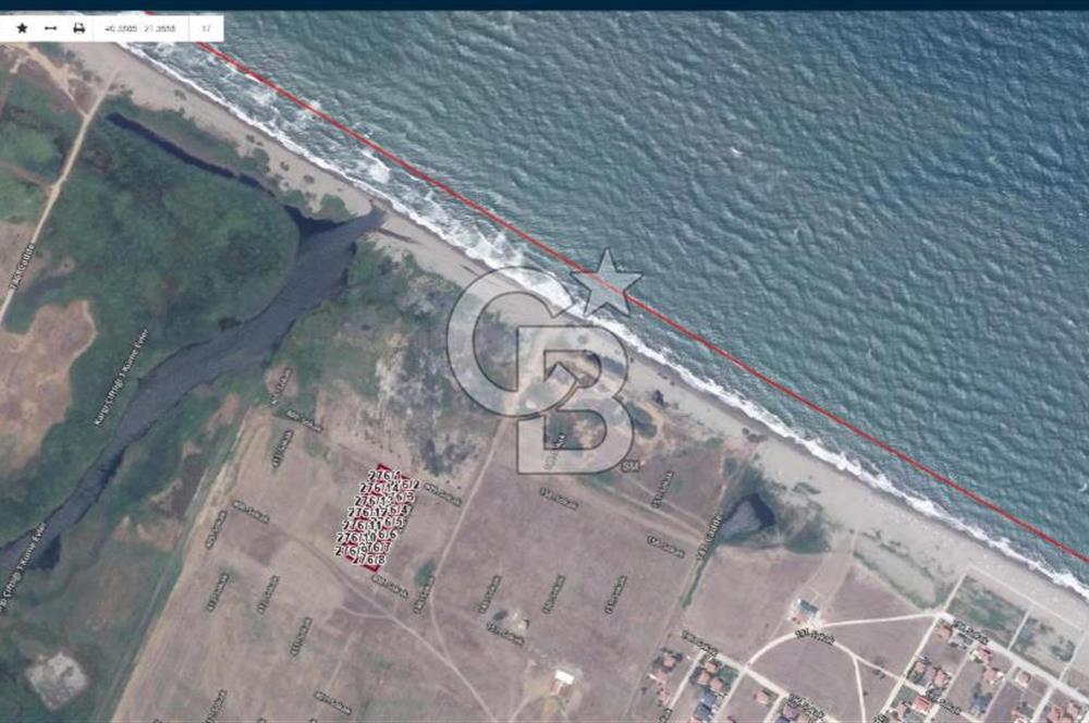 Çanakkale Biga'da Denize Sıfır Villa İmarlı Satılık Arsa