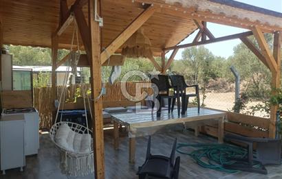 CB İYA DAN TÜRKELLİ DE İÇİNDE EVİ OLAN EŞYALI SATILIK HOBİ BAHÇESİ