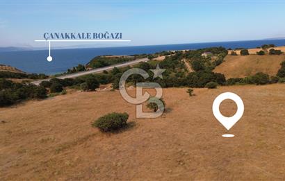 LAPSEKİ GÜRECİ'DE SATILIK DENİZ MANZARALI ARAZİ