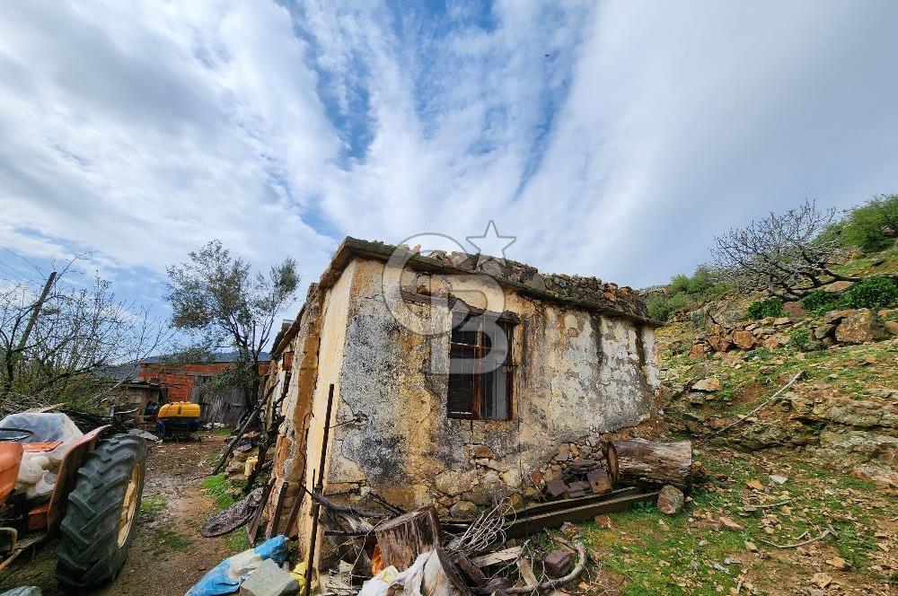 ÇANAKKALE AYVACIK KESTANELİK KÖYÜ SATILIK KERPİÇ EV VE ARSASI