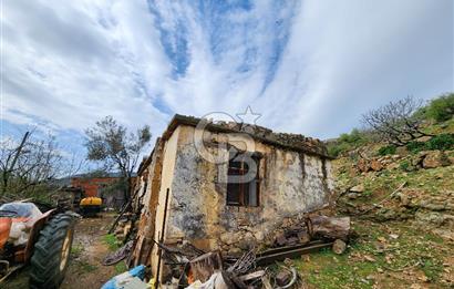 ÇANAKKALE AYVACIK KESTANELİK KÖYÜ SATILIK KERPİÇ EV VE ARSASI