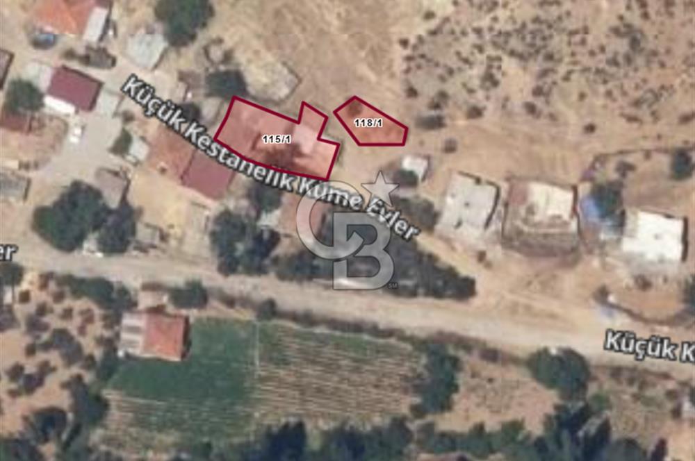 ÇANAKKALE AYVACIK KESTANELİK KÖYÜ SATILIK KERPİÇ EV VE ARSASI