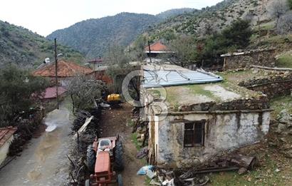 ÇANAKKALE AYVACIK KESTANELİK KÖYÜ SATILIK KERPİÇ EV VE ARSASI
