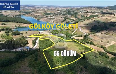 Kocaeli İzmit Güvercinlik'te 56 Dönümlük Göl Manzaralı Arazi