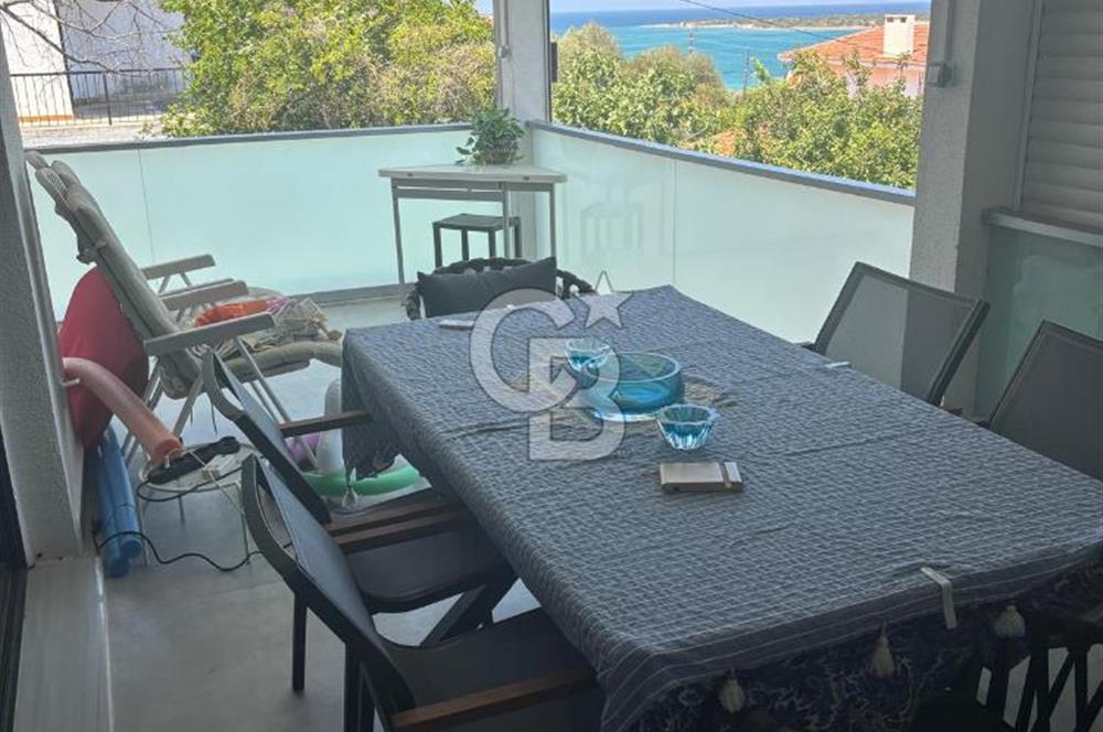 Çeşme Ildır'da Deniz Manzaralı Satılık 3+1 Villa ....