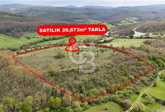 CB AMBIANCE'DAN MKP'DA 26.673m2 ÇİFTLİK İÇİN UYGUN KÖY İÇİ BAHÇE