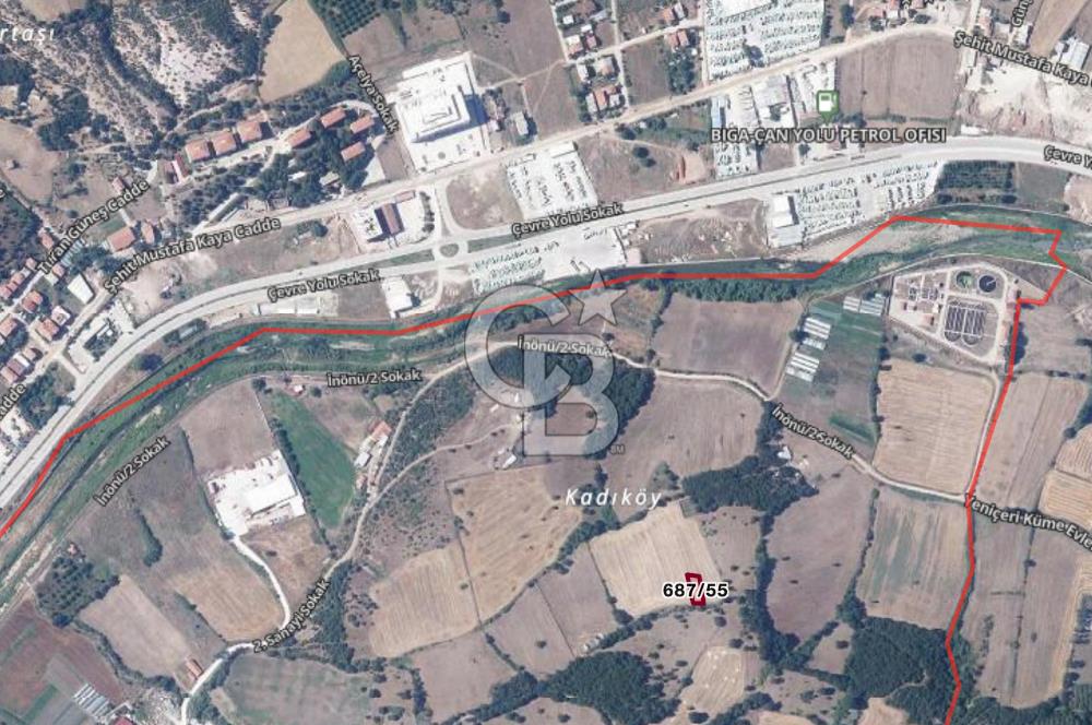 Çanakkale Çan Karşıyaka Satılık 3 Kat Konut İmarlı Arsa
