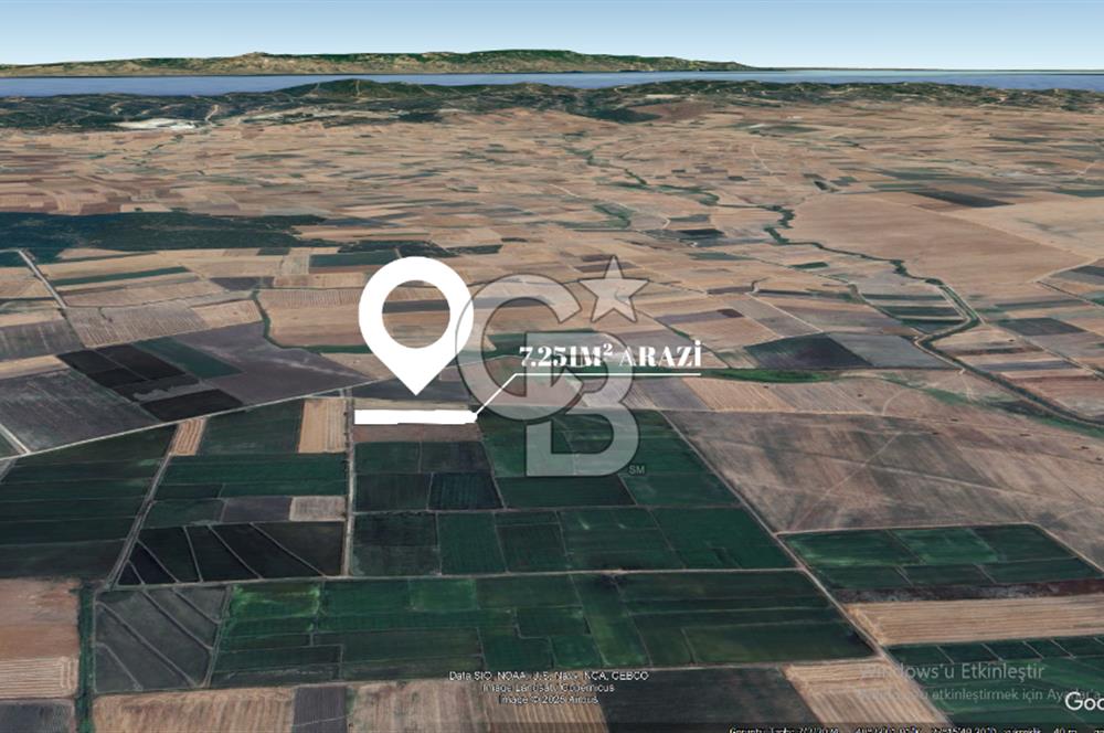 ÇANAKKALE BİGA YENİÇİFTLİK KÖYÜNDE SATILIK ARAZİ