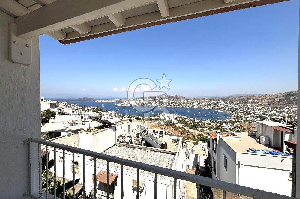BODRUM GÜNDOĞAN DENİZ MANZARALI KİRALIK YAZLIK VİLLA