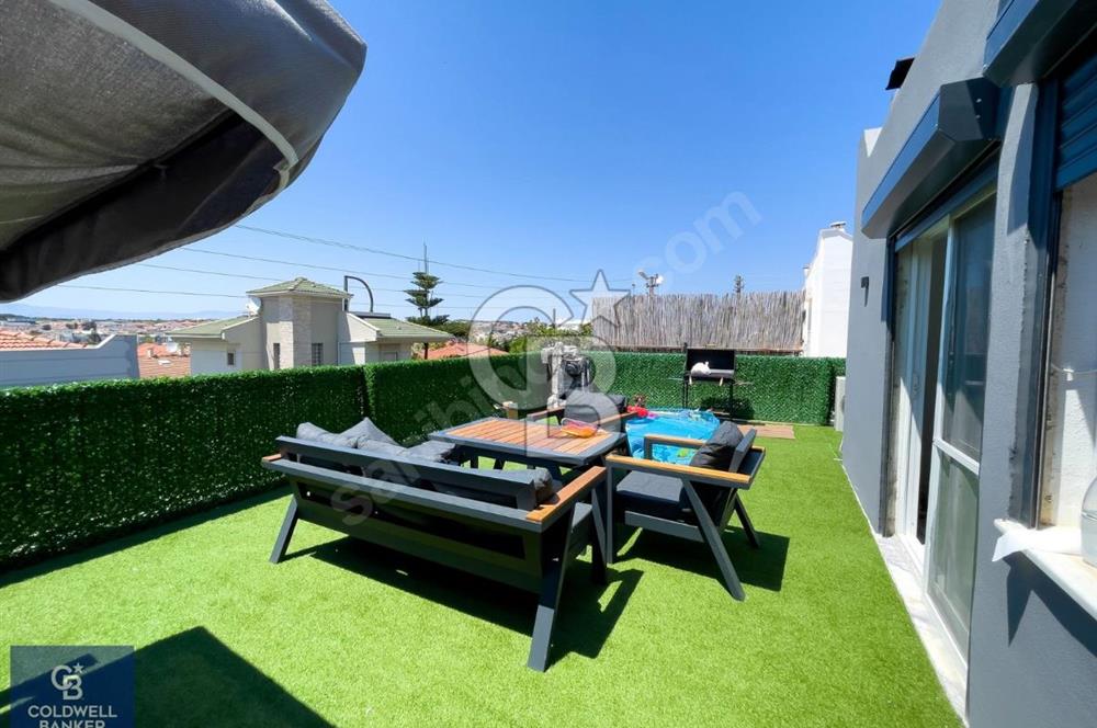 ÇEŞME DALYANDA DENİZE 100 METRE YENİLENMİŞ 2+1 VİLLA