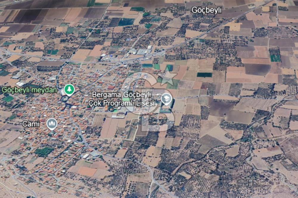 Bergama/Göçbeyli'ye 1 km. 1.056 m2 Müstakil Tapulu Zeytinlik