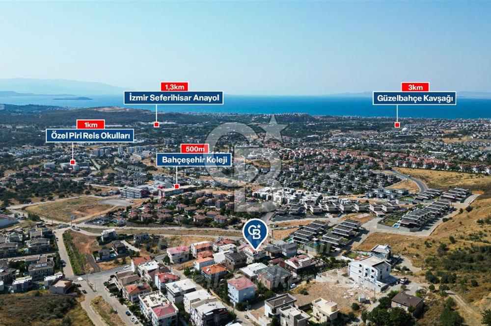 Güzelbahçe Bahçeşehir Koleji Yanı Satılık Bahçeli Dubleks Daire