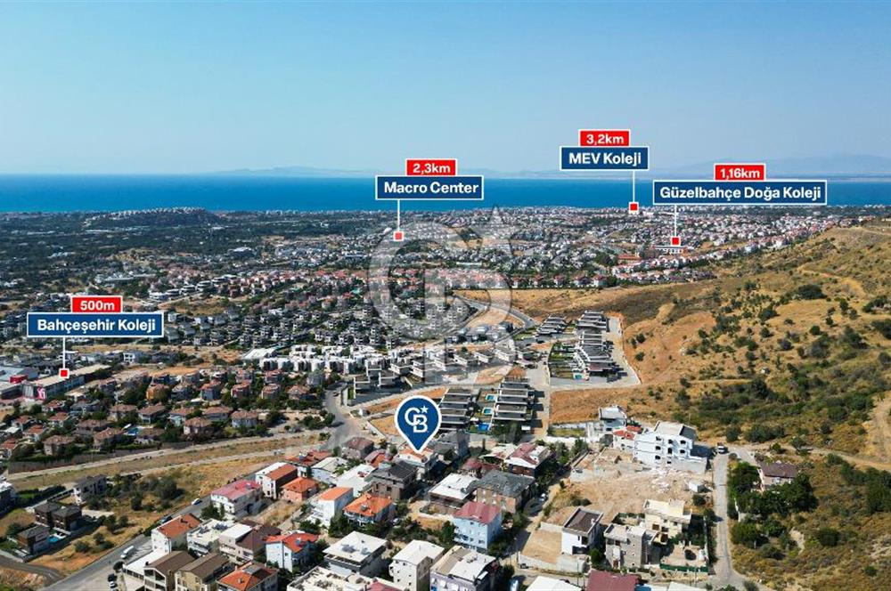 Güzelbahçe Bahçeşehir Koleji Yanı Satılık Bahçeli Dubleks Daire