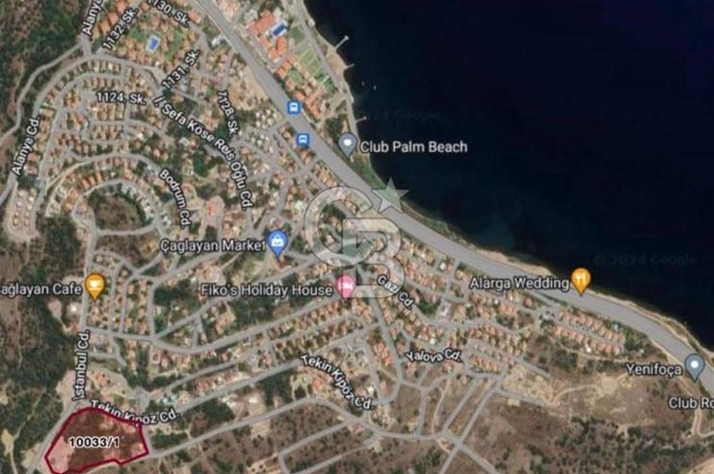  YENİFOÇA’DA İKİZ VİLLA İMARLI DENİZ MANZARALI ARSA