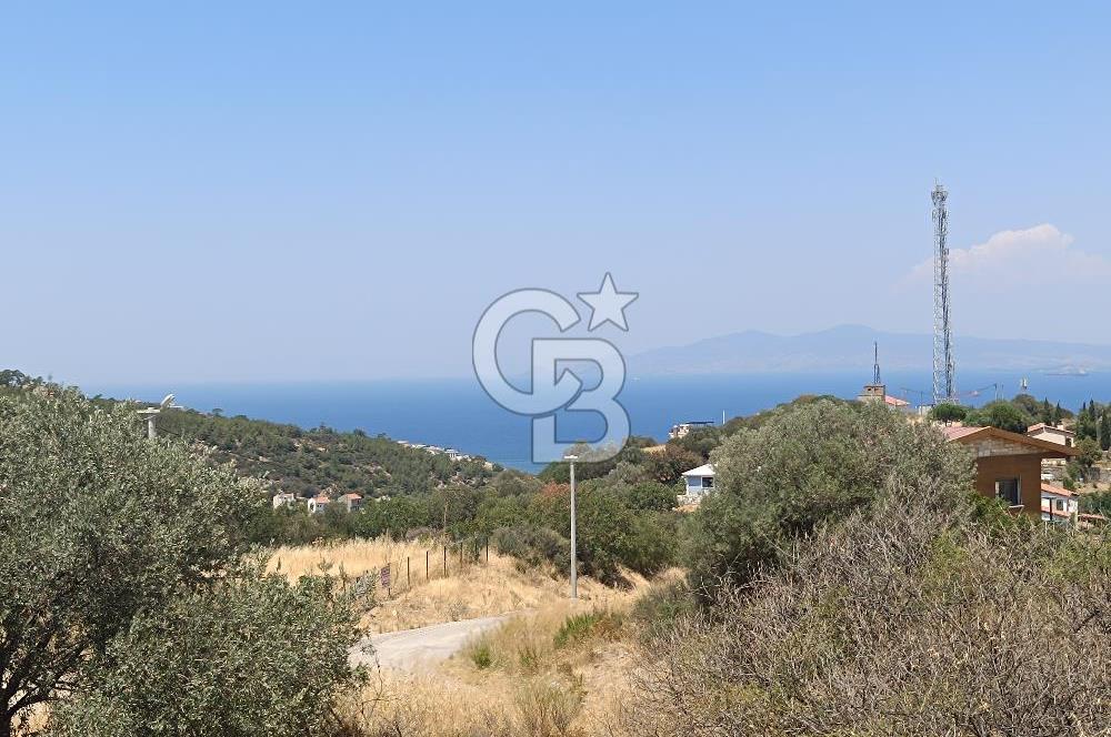  YENİFOÇA’DA İKİZ VİLLA İMARLI DENİZ MANZARALI ARSA