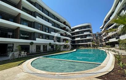 Kadınlar denizine çok yakın ultra lüx sitede açık-kapalı havuz,sauna-hamam olan akıllı ev.