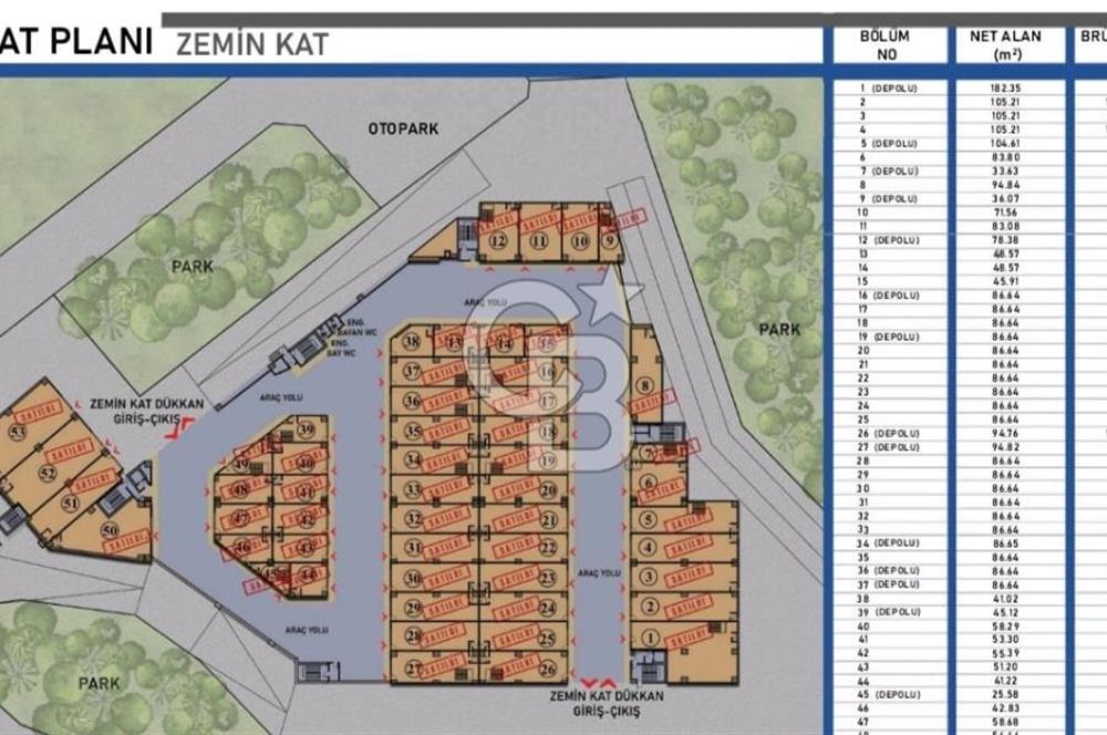 Kocaeli Çayır ovada Çok Amaçlı Sanayi Sitesinde Satılık 