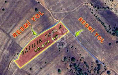 KÜTAHYA GEDİZ KAYA KÖY DE 10611 MT. ÇİFT YOLA CEPHE TARLA 