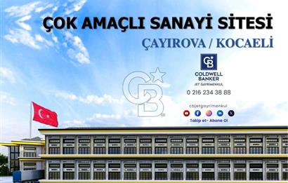 Kocaeli Çayır ovada Çok Amaçlı Sanayi Sitesinde Satılık 