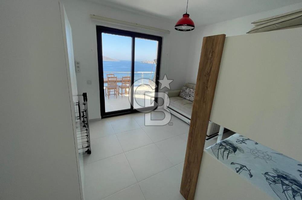 BODRUM GÜNDOĞAN DENİZ MANZARALI ÖZELHAVUZLU KİRALIK  VİLLA