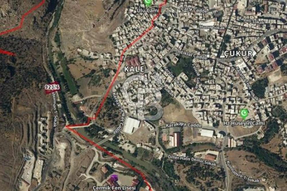DİYARBAKIR / ÇERMİK – DERE KENARINDA 1,6 DÖNÜM SATILIK ARSA
