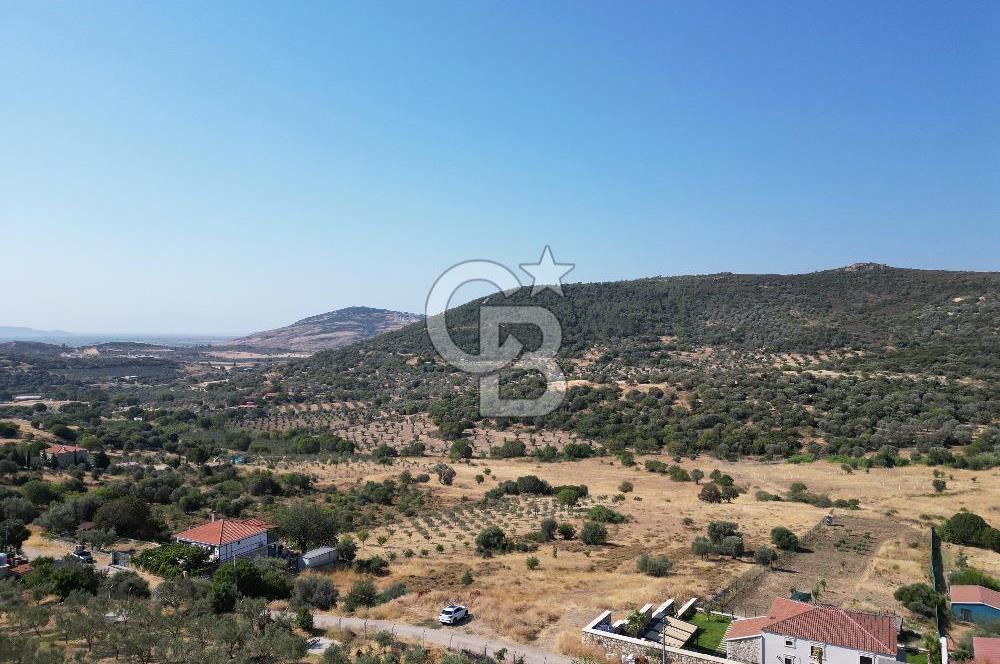 FOÇA YENİBAĞARASINDA DOĞA İÇİNDE SATILIK YAPI RUHSATLI ARSA