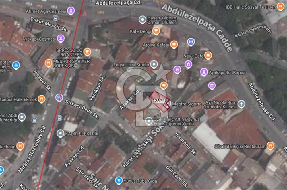 Fatih – Yavuz Sultan Selim Mahallesi’nde 62 m² kullanımlı,deposuyla birlikte toplam 121m² Dükkan