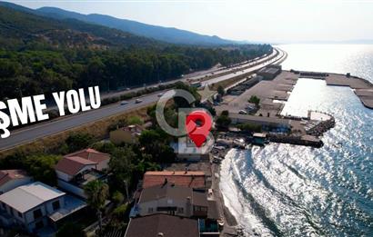 DENİZE SIFIR, ÖNÜ KUMSAL VİLLA: BAHÇELİ, ŞÖMİNELİ, JAKUZİLİ
